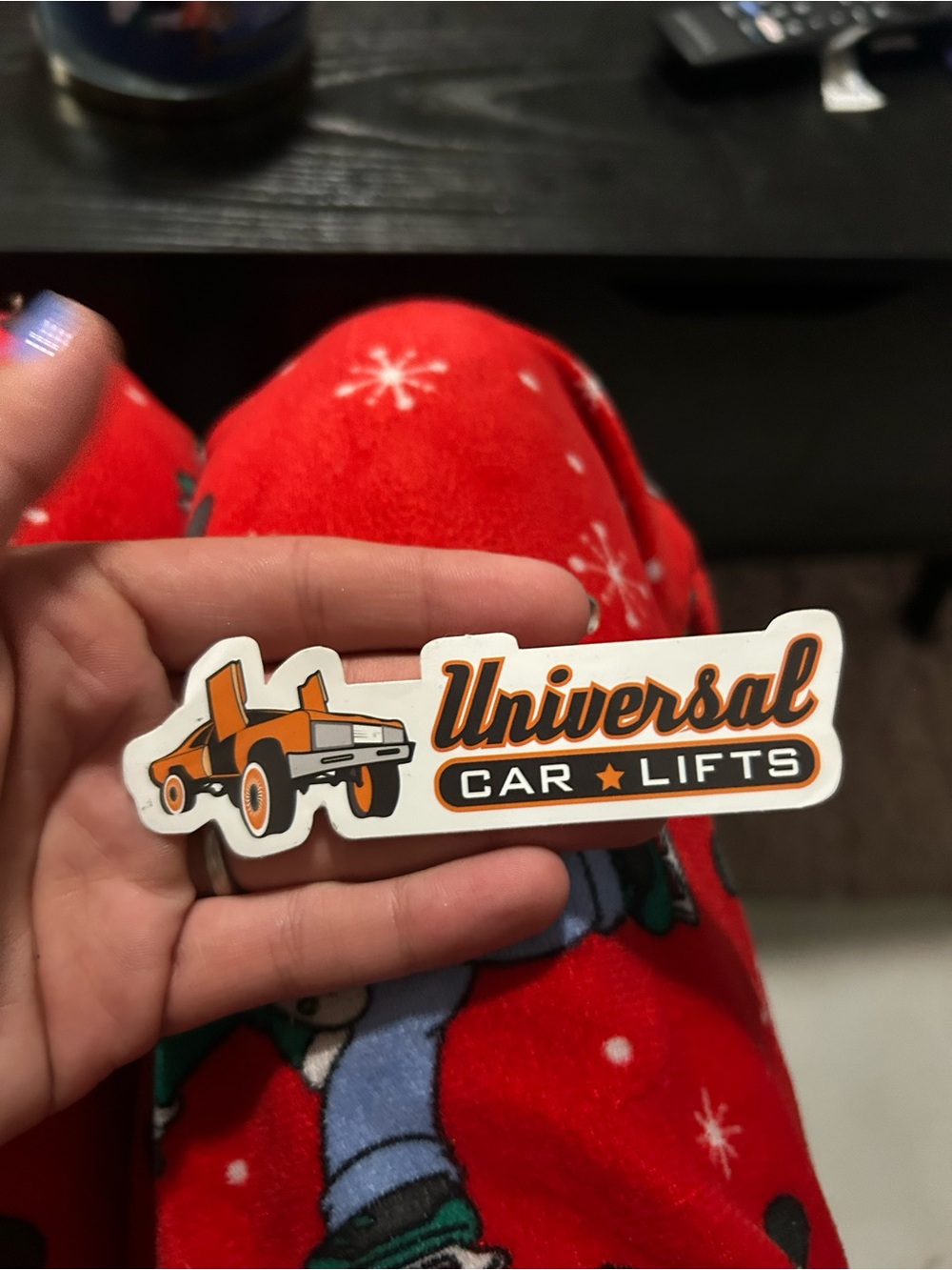 Sticker - Orange/Black